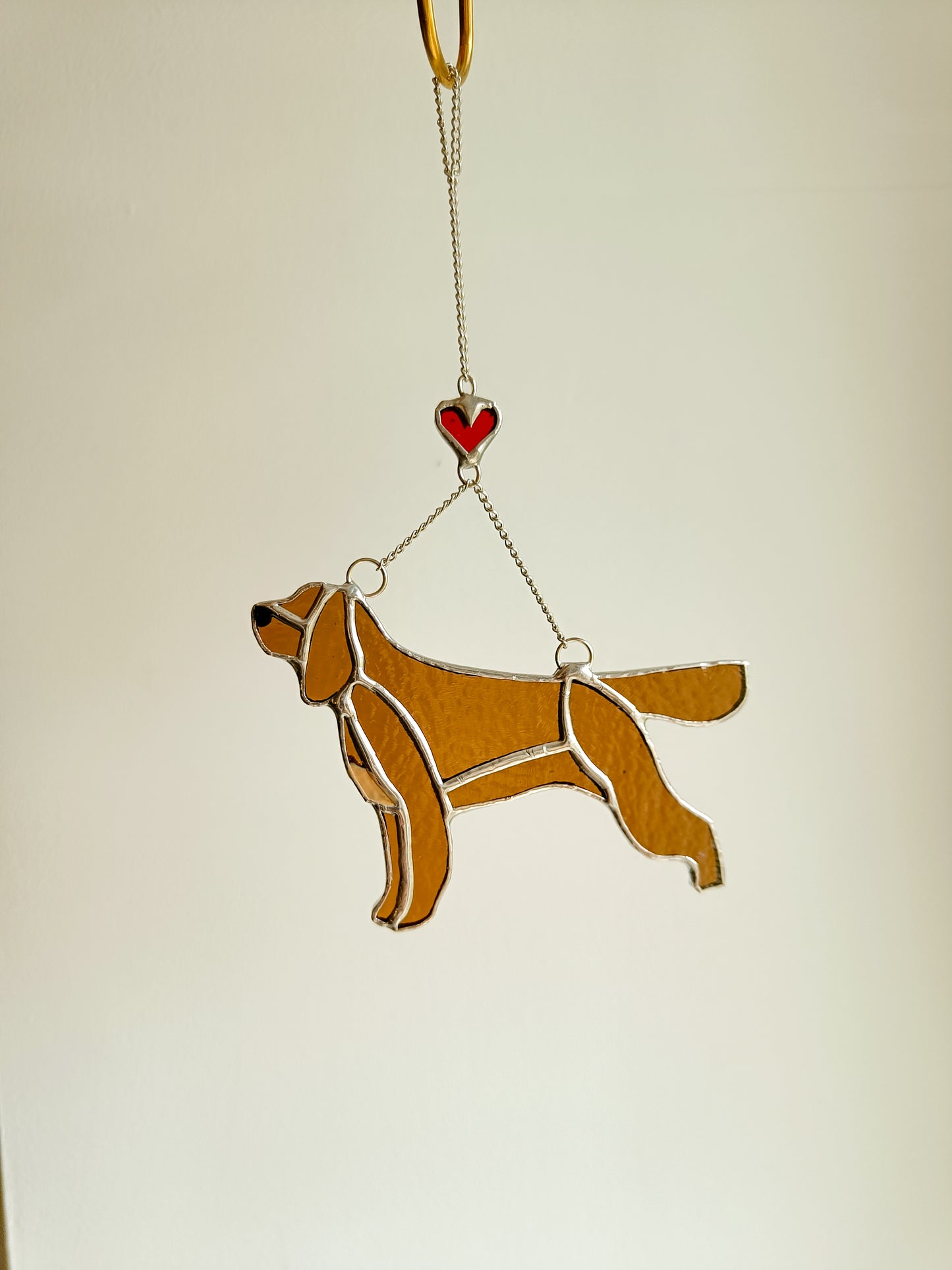 Stained glass COCKER SPANIEL