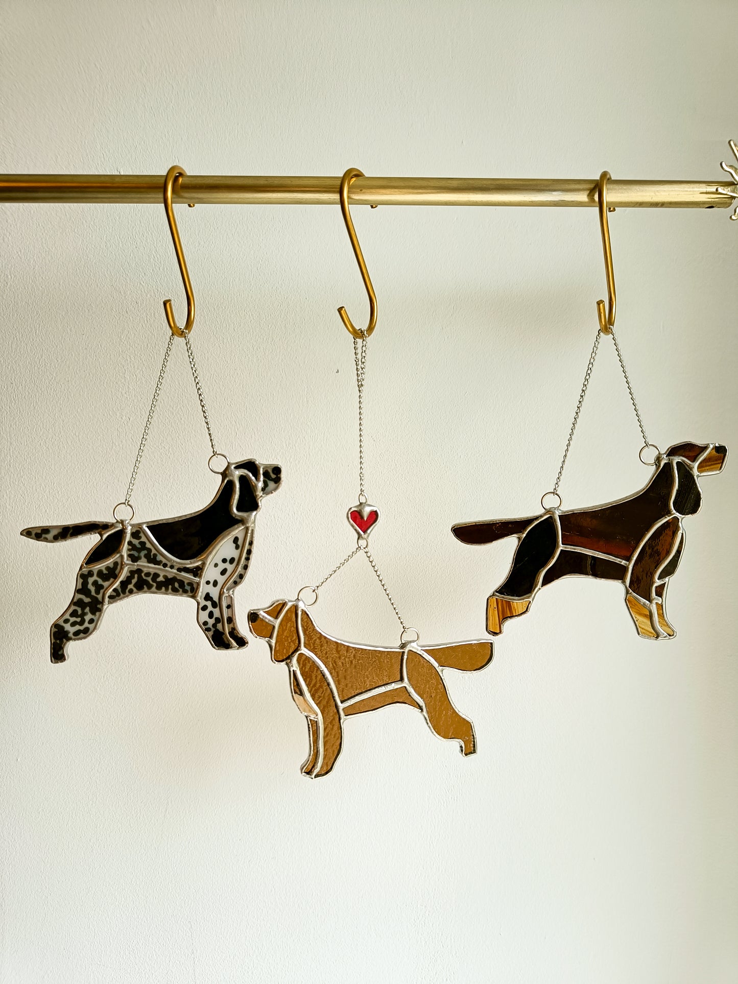 Stained glass COCKER SPANIEL