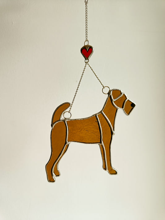 Vitrail IRISH TERRIER