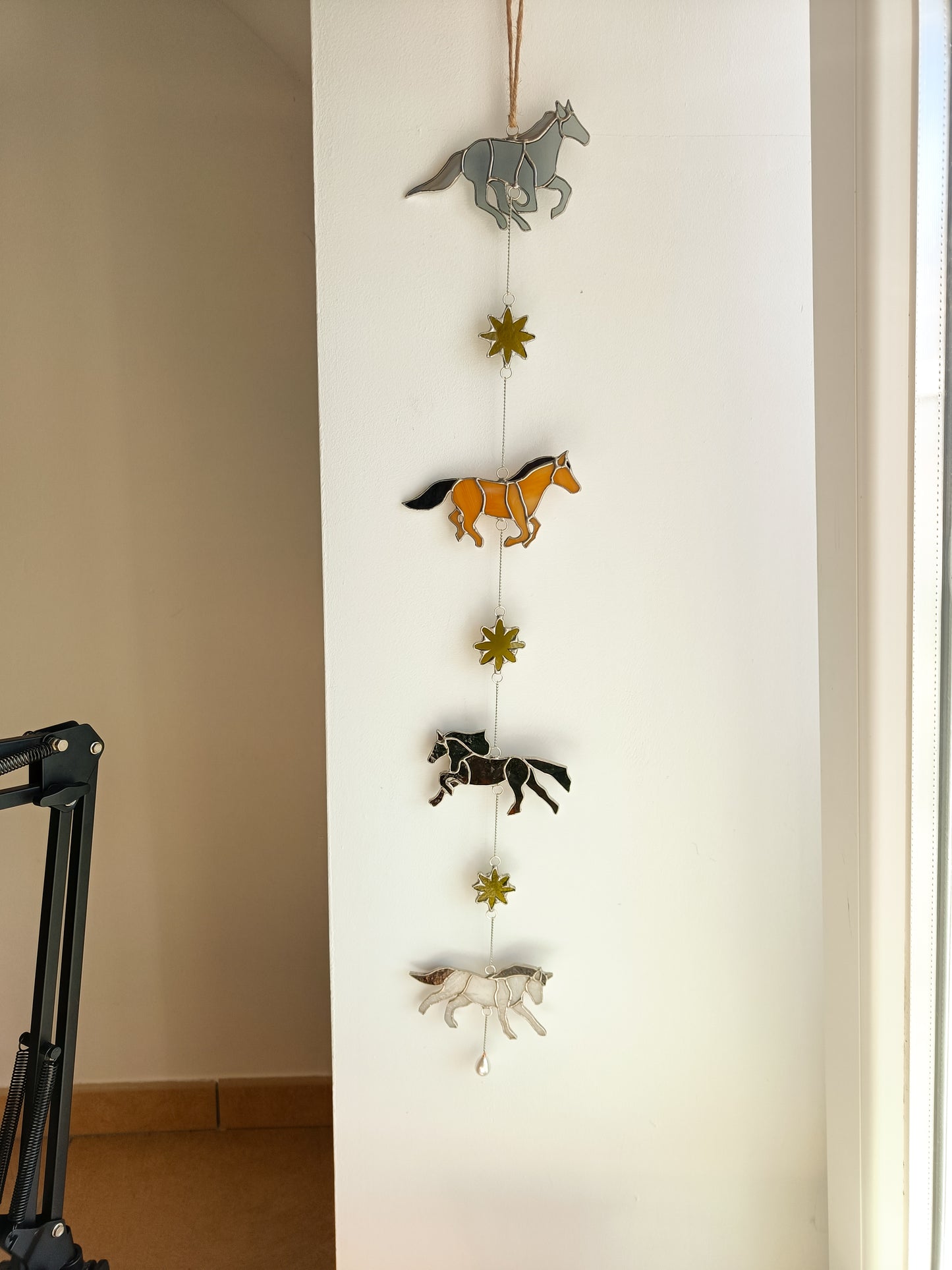 Guirlande avec chevaux